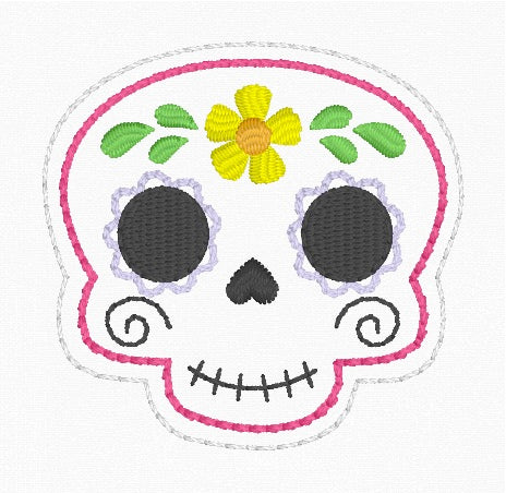 ITH 4x4 Sugar Skull Feltie