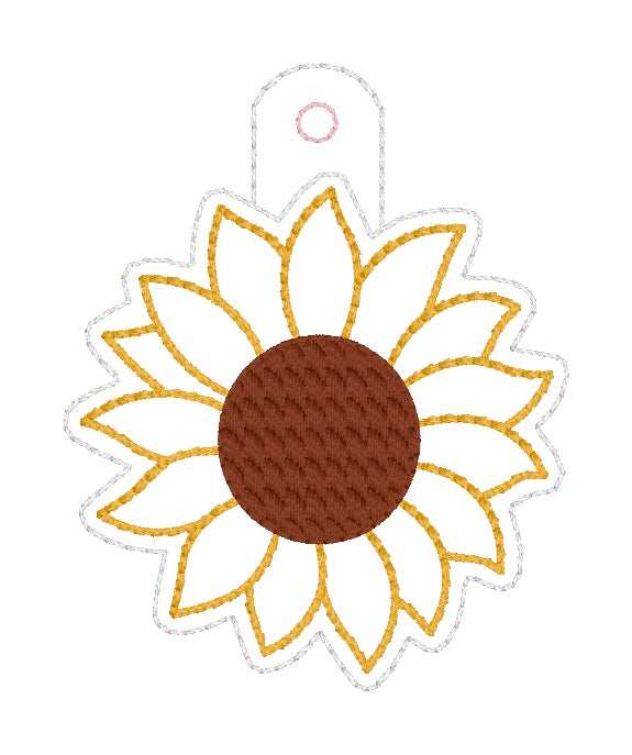 ITH 4x4 Sunflower Snaptab/Eyelet