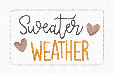 ITH 4x4 Sweater Weather 2 Feltie
