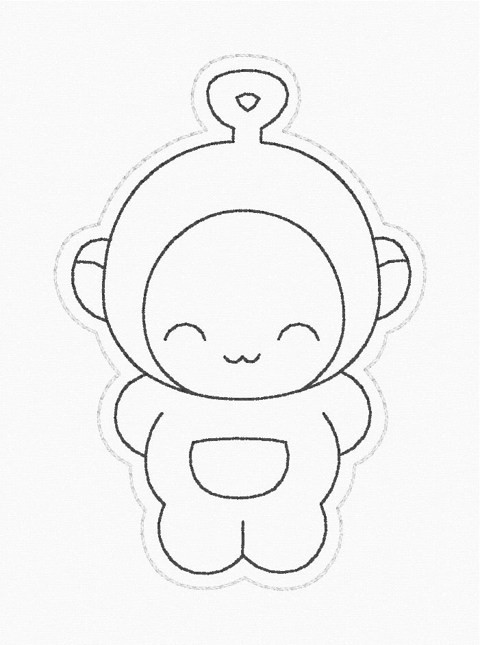 ITH 4x4 Tele Friends Dry Erase Coloring Characters