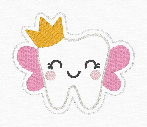 ITH 4x4 Tooth Fairy Feltie