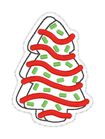 ITH 4x4 Christmas Tree Cake Feltie