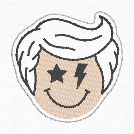 ITH 4x4 Smiley Feltie