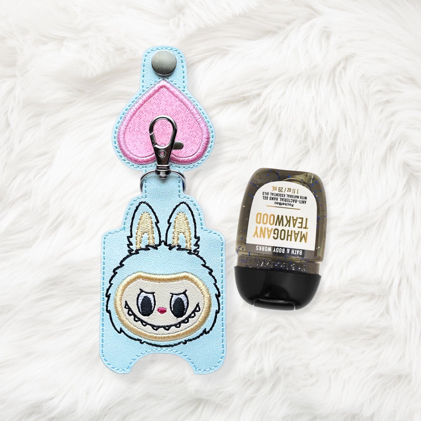 ITH 5x7 1oz Fluffy Monster Sanitizer Holder