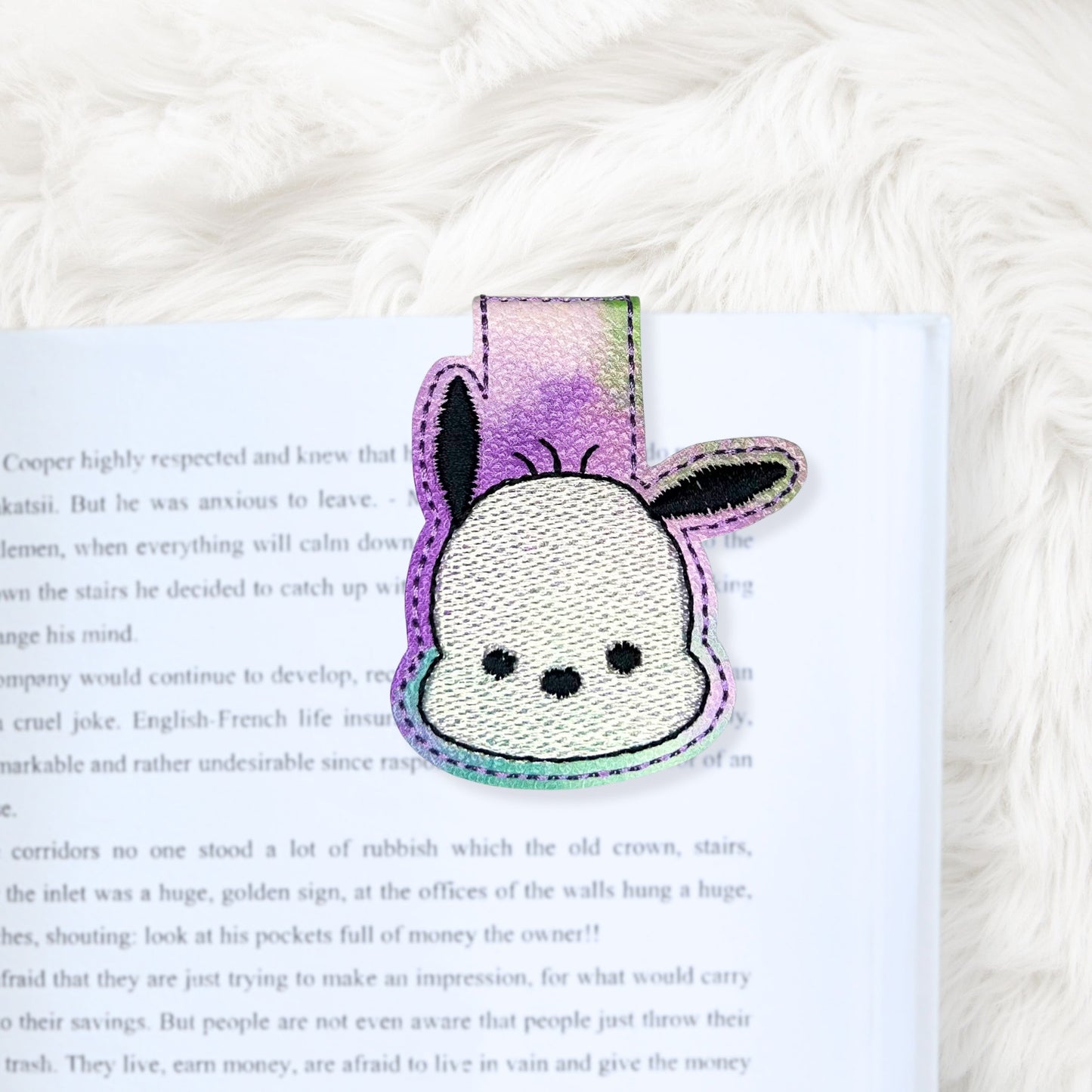 ITH 4x4 Puppy Foldover Magnetic Bookmark