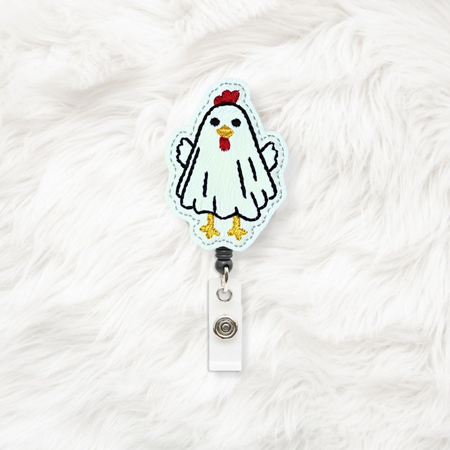 ITH 4x4 Chicken Ghost Feltie