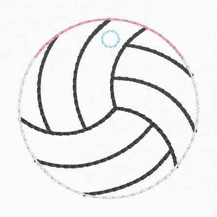 ITH 4x4 Volleyball Air Tag Holder