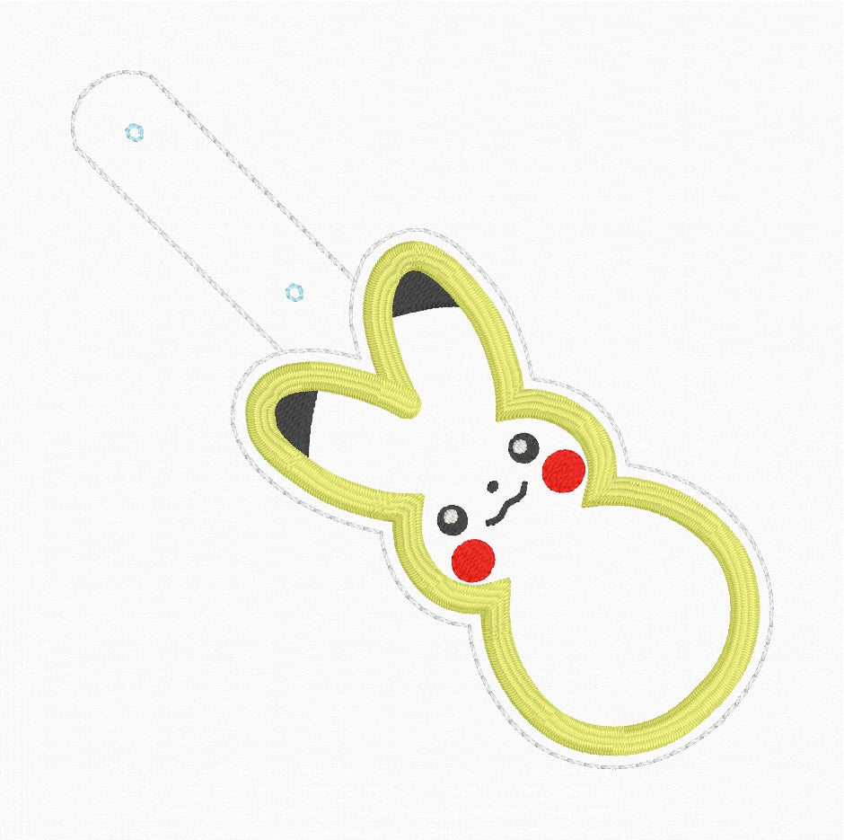 ITH 4x4 Yellow Peep Appliqué Snaptab/Eyelet