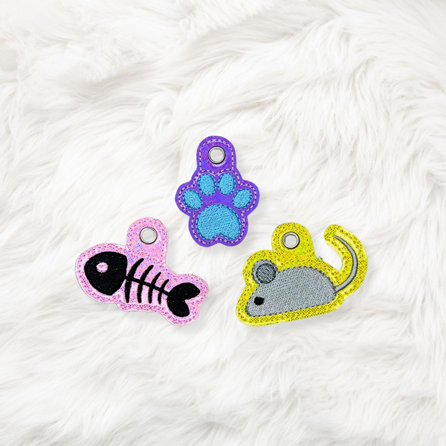 ITH 4x4 Cat Theme Zipper Pulls