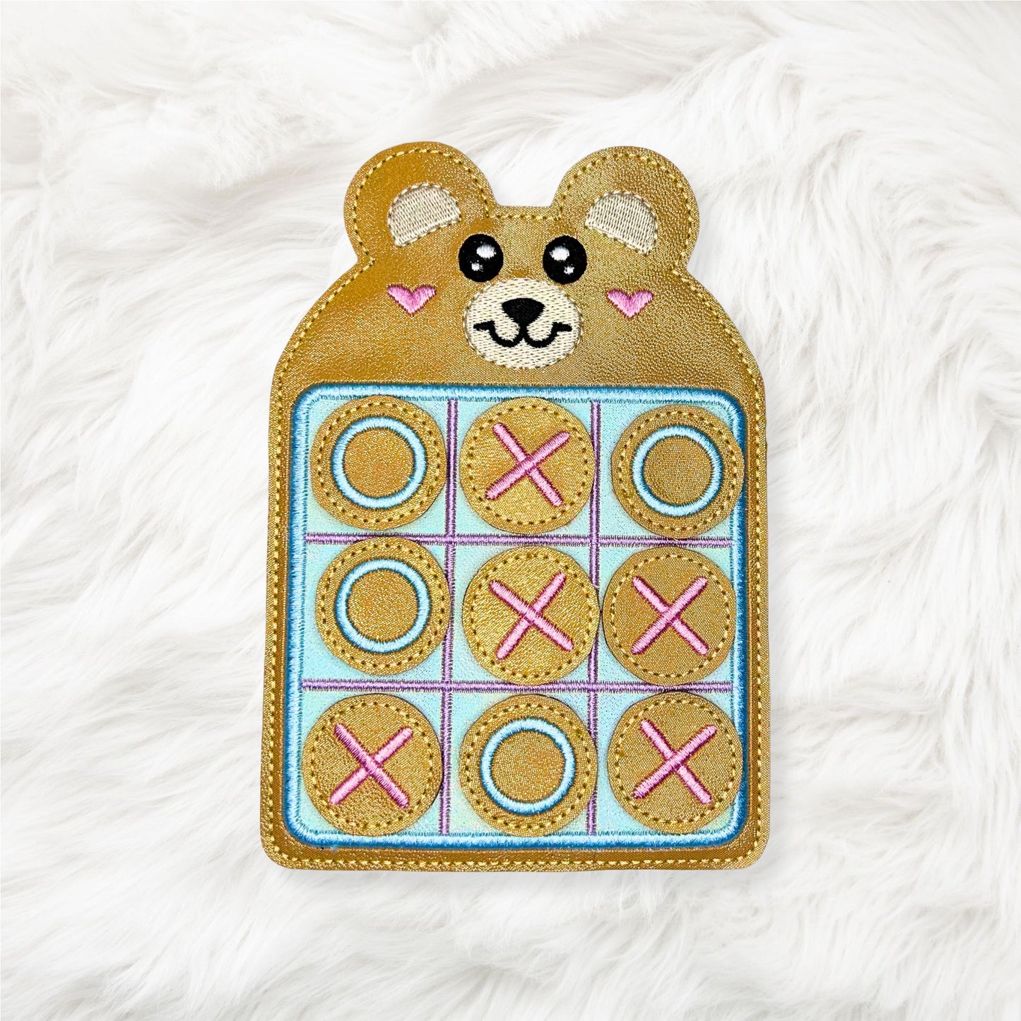 ITH 5x7 Bear Tic Tac Toe