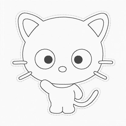 ITH 4x4 Kitty Friends Dry Erase Coloring Characters