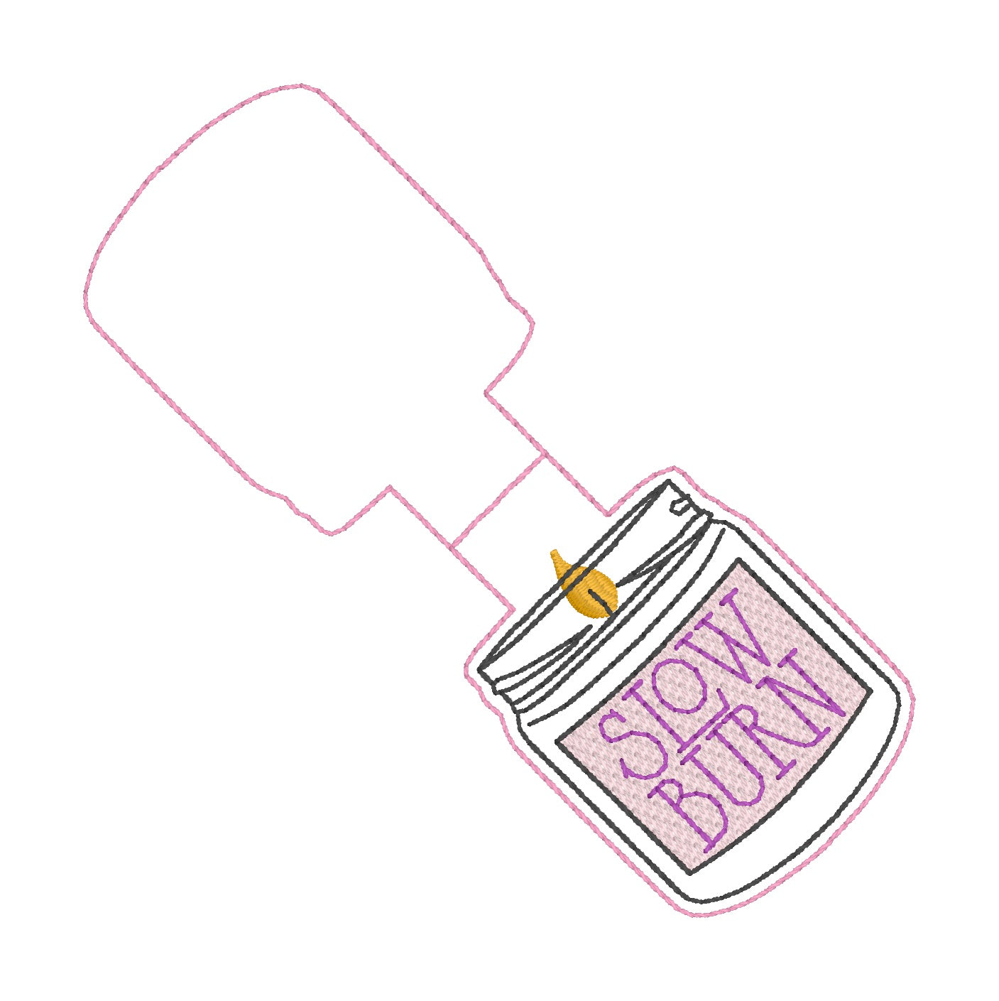 ITH 4x4 Slow Burn Foldover Magnetic Bookmark