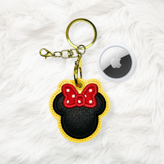 4x4 Ms Mouse Appliqué Air Tag Holder