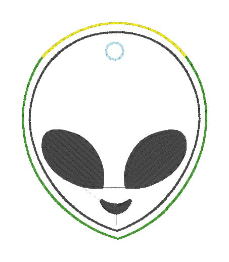 ITH 4x4 Alien Air Tag Holder
