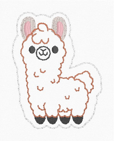 ITH 4x4 Alpaca Appliqué Feltie