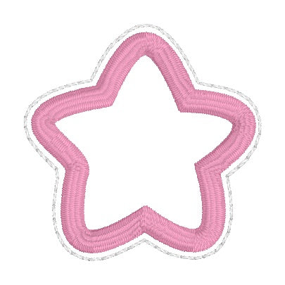 4x4 Star Appliqué Feltie