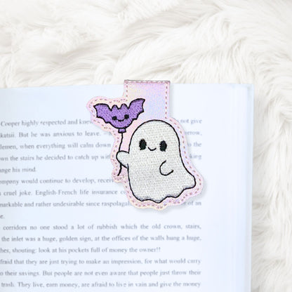 ITH 4x4 Balloon Ghost Foldover Magnetic Bookmark