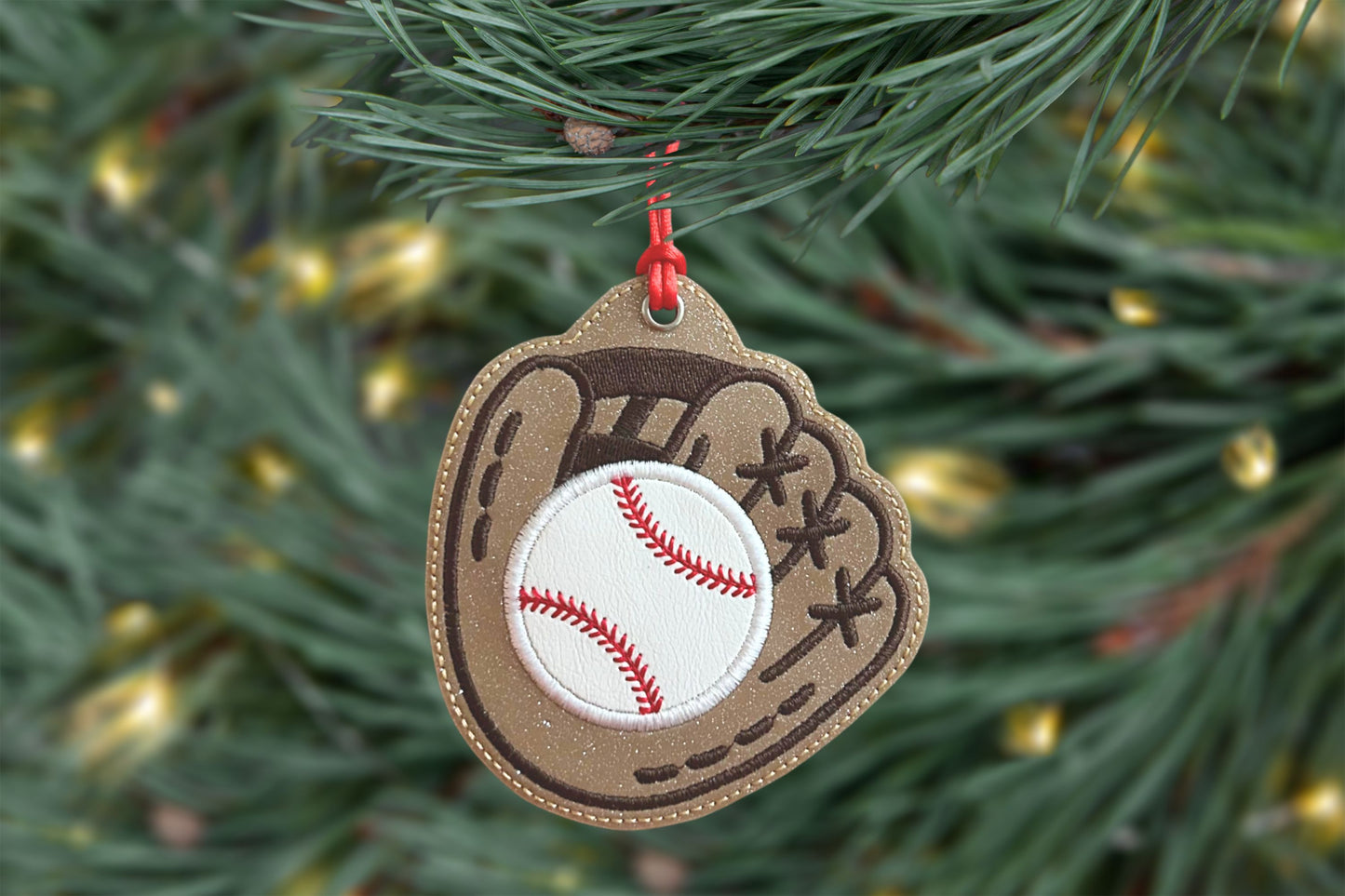 ITH 4x4 Baseball Appliqué Ornament