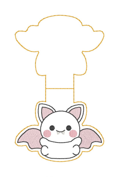 ITH 4x4 Bat Foldover Magnetic Bookmark