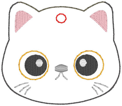 ITH 4x4 Black Cat Appliqué Air Tag Holder