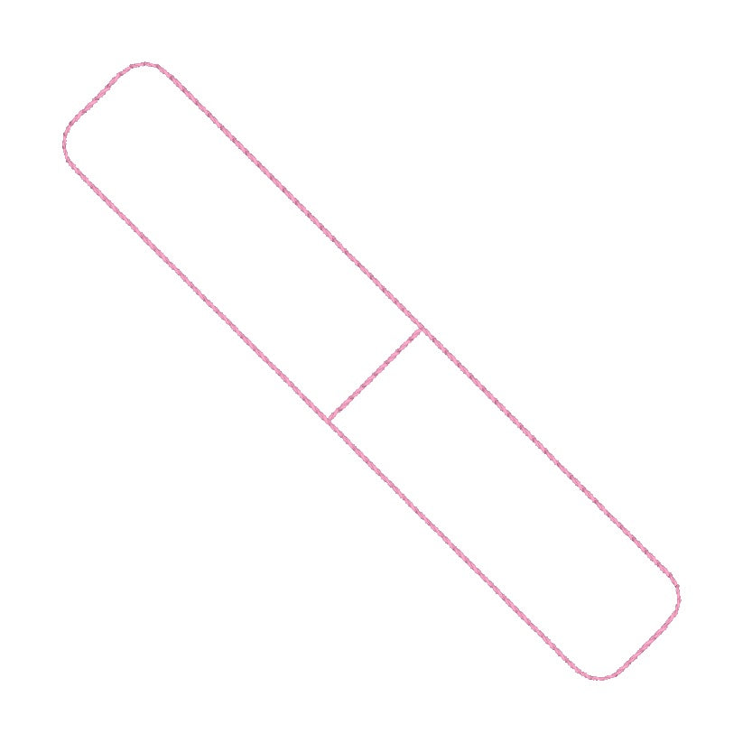 ITH 4x4 Blank Foldover Magnetic Bookmark