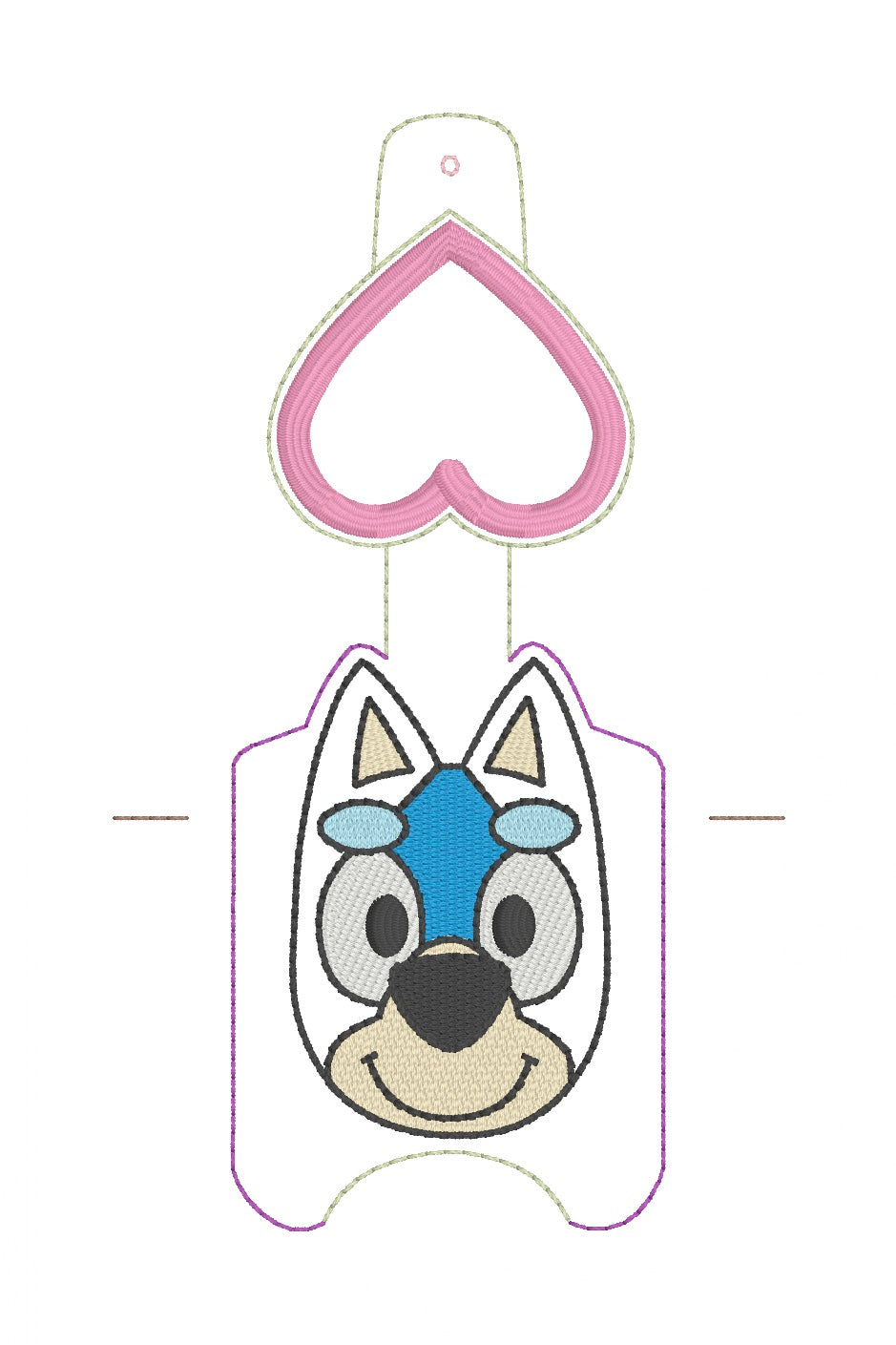 ITH 5x7 1oz Blue Heeler Sanitizer Holder