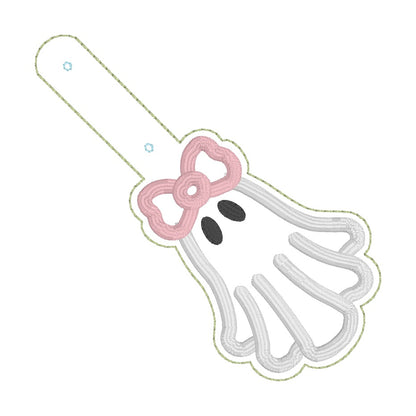 ITH 4x4 Bow Ghost Appliqué Snaptab/Eyelet