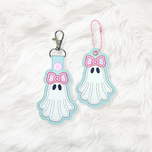 ITH 4x4 Bow Ghost Appliqué Snaptab/Eyelet