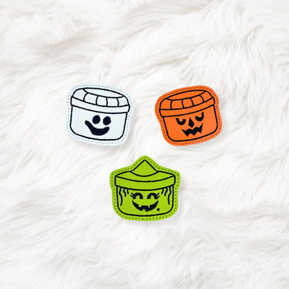 4x4 Halloween Bucket Felties