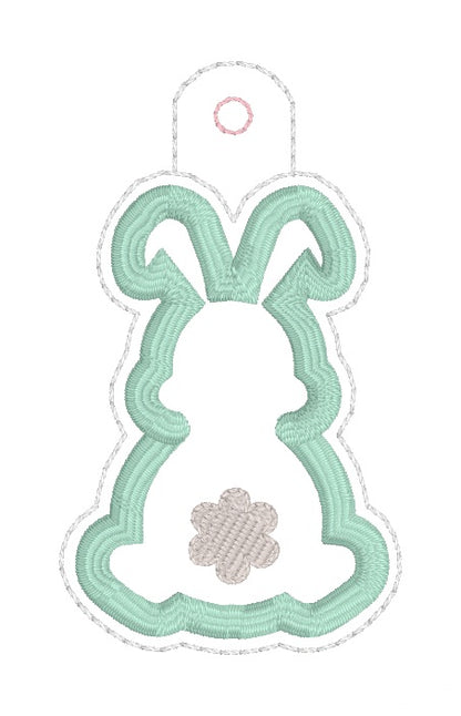 4x4 Easter Bunny Snaptab/Eyelet