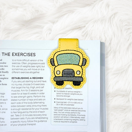 ITH 4x4 School Bus Foldover Magnetic Bookmark