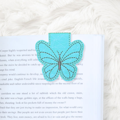 ITH 4x4 Butterfly Foldover Magnetic Bookmark