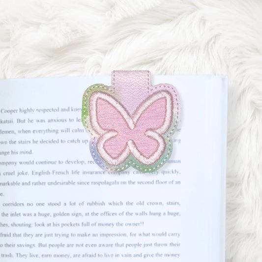 ITH 4x4 Butterfly Appliqué Foldover Magnetic Bookmark