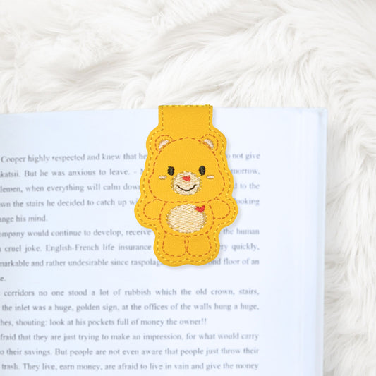 ITH 4x4 C Bear Foldover Magnetic Bookmark