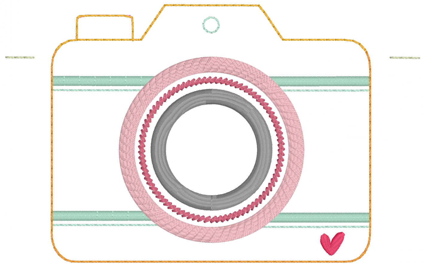 ITH 5x7 Camera Appliqué Card Holder