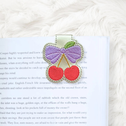 ITH 4x4 Cherries Foldover Magnetic Bookmark