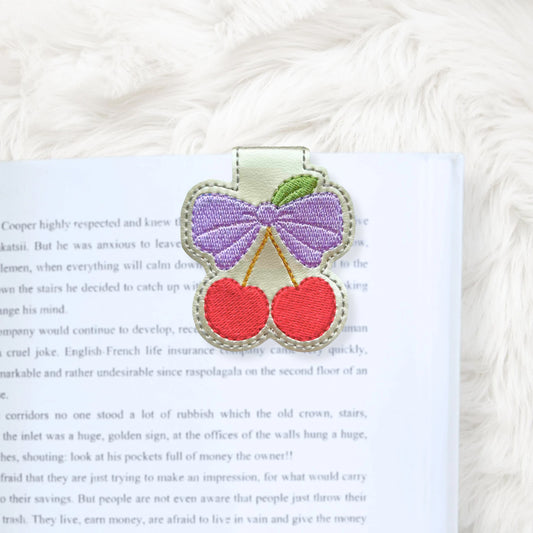 ITH 4x4 Cherries Foldover Magnetic Bookmark