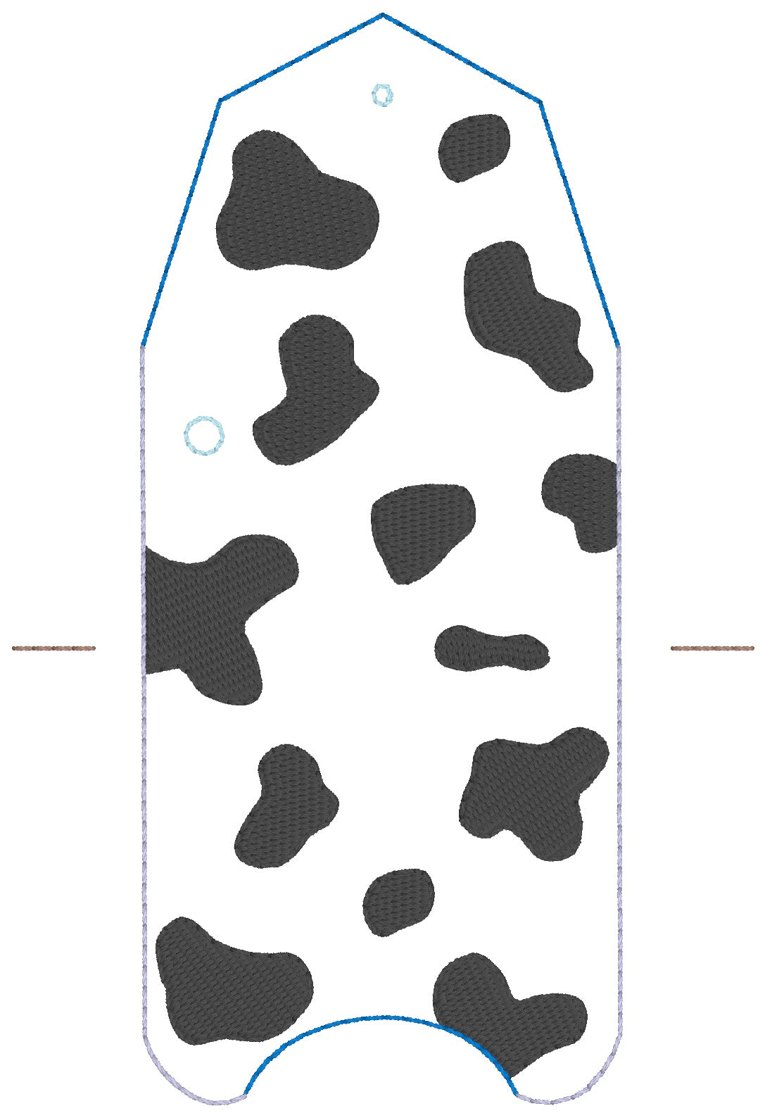 ITH 5x7 1oz Cow Print Sanitizer Holder