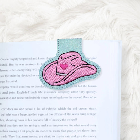ITH 4x4 Cowgirl Hat Foldover Magnetic Bookmark