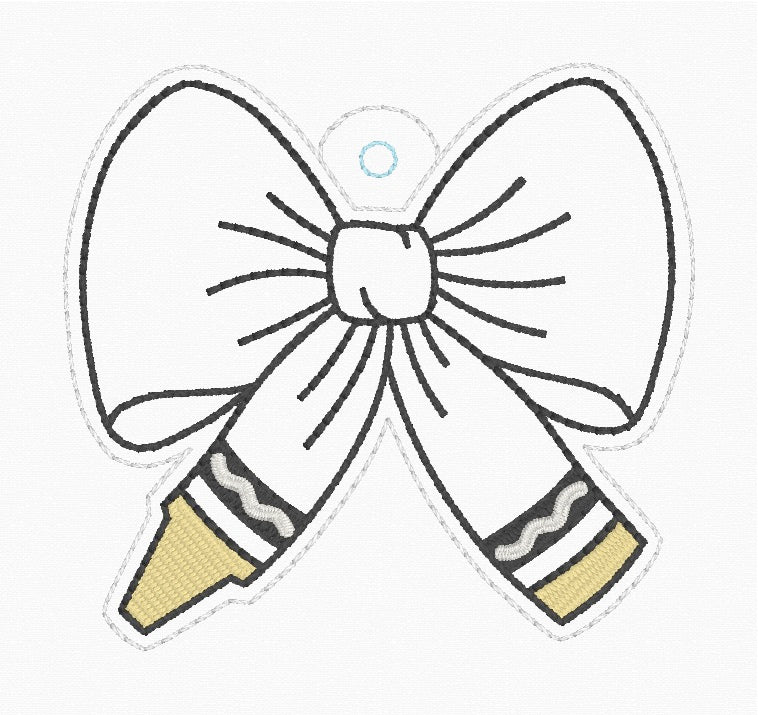 ITH 4x4 Crayon Bow Snaptab/Eyelet