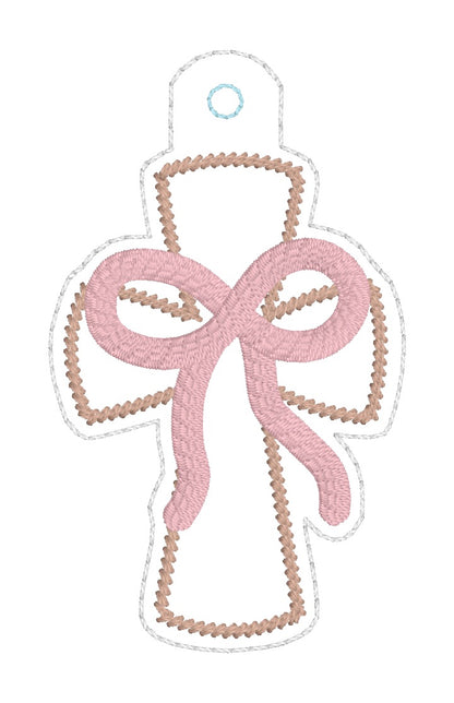 ITH 4x4 Cross with Bow Snaptab/Eyelet