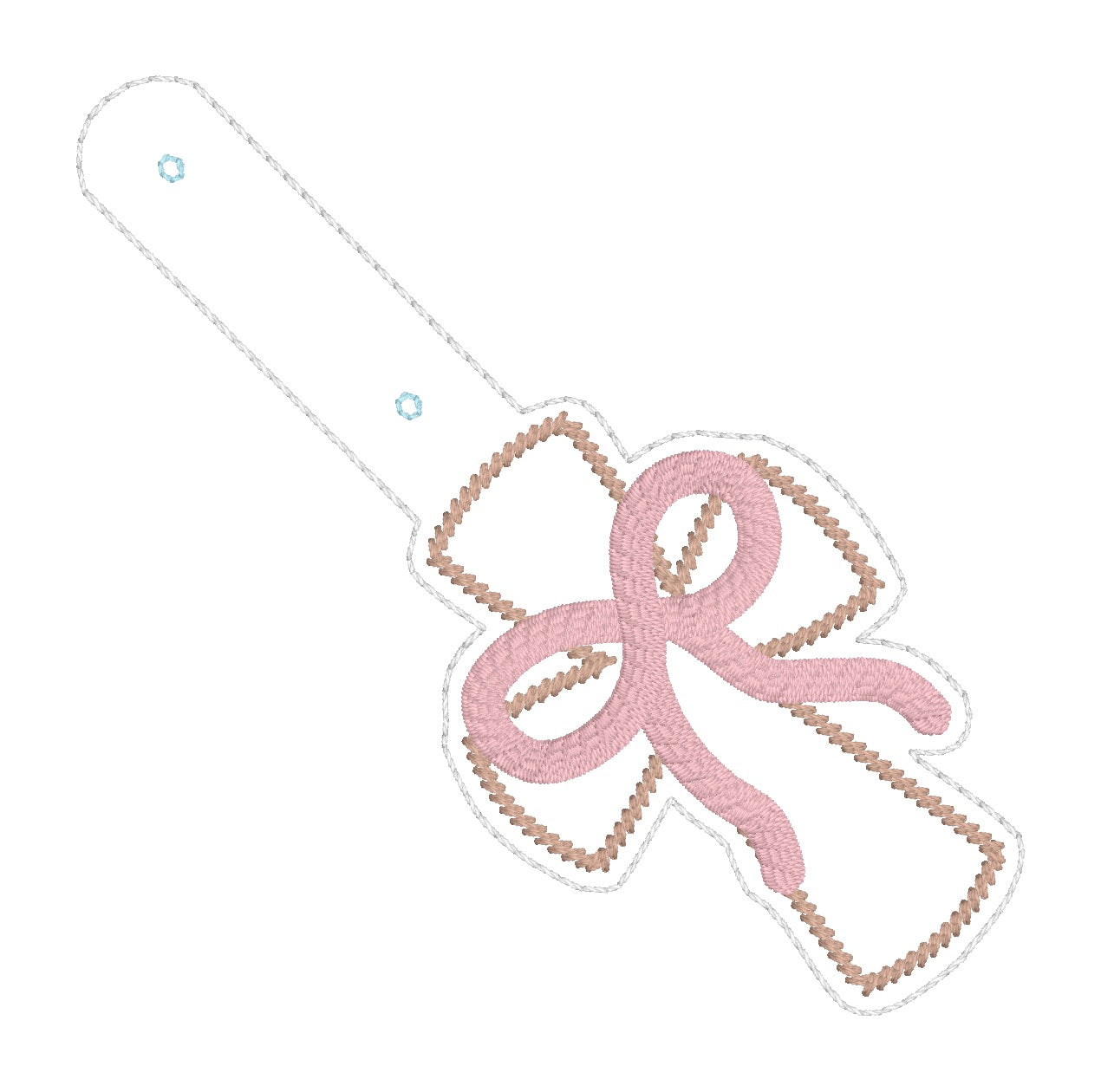 ITH 4x4 Cross with Bow Snaptab/Eyelet