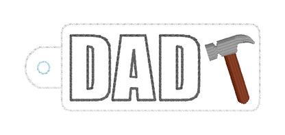 ITH 4x4, 5x7 DAD Snaptab/Eyelet