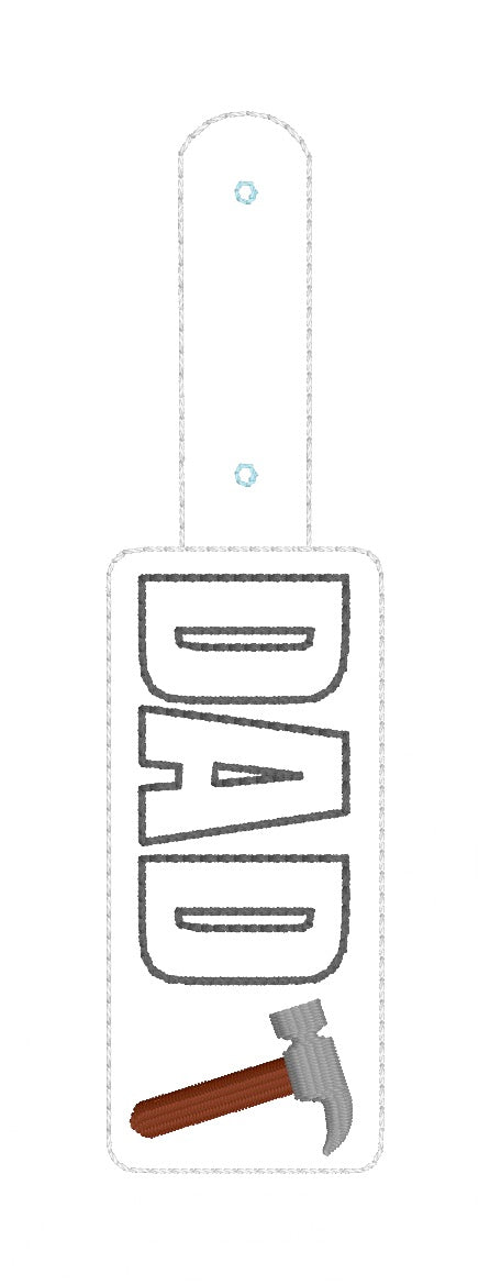 ITH 4x4, 5x7 DAD Snaptab/Eyelet