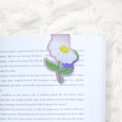 ITH 4x4 Daisy Appliqué Foldover Magnetic Bookmark