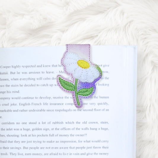 ITH 4x4 Daisy Appliqué Foldover Magnetic Bookmark