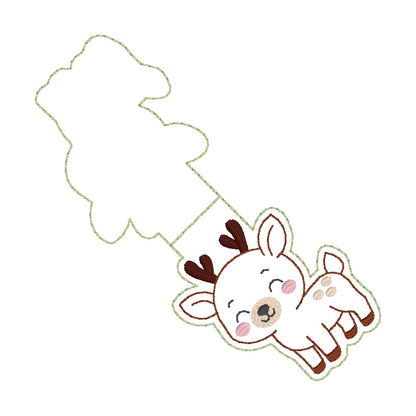 ITH 4x4 Deer Foldover Magnetic Bookmark