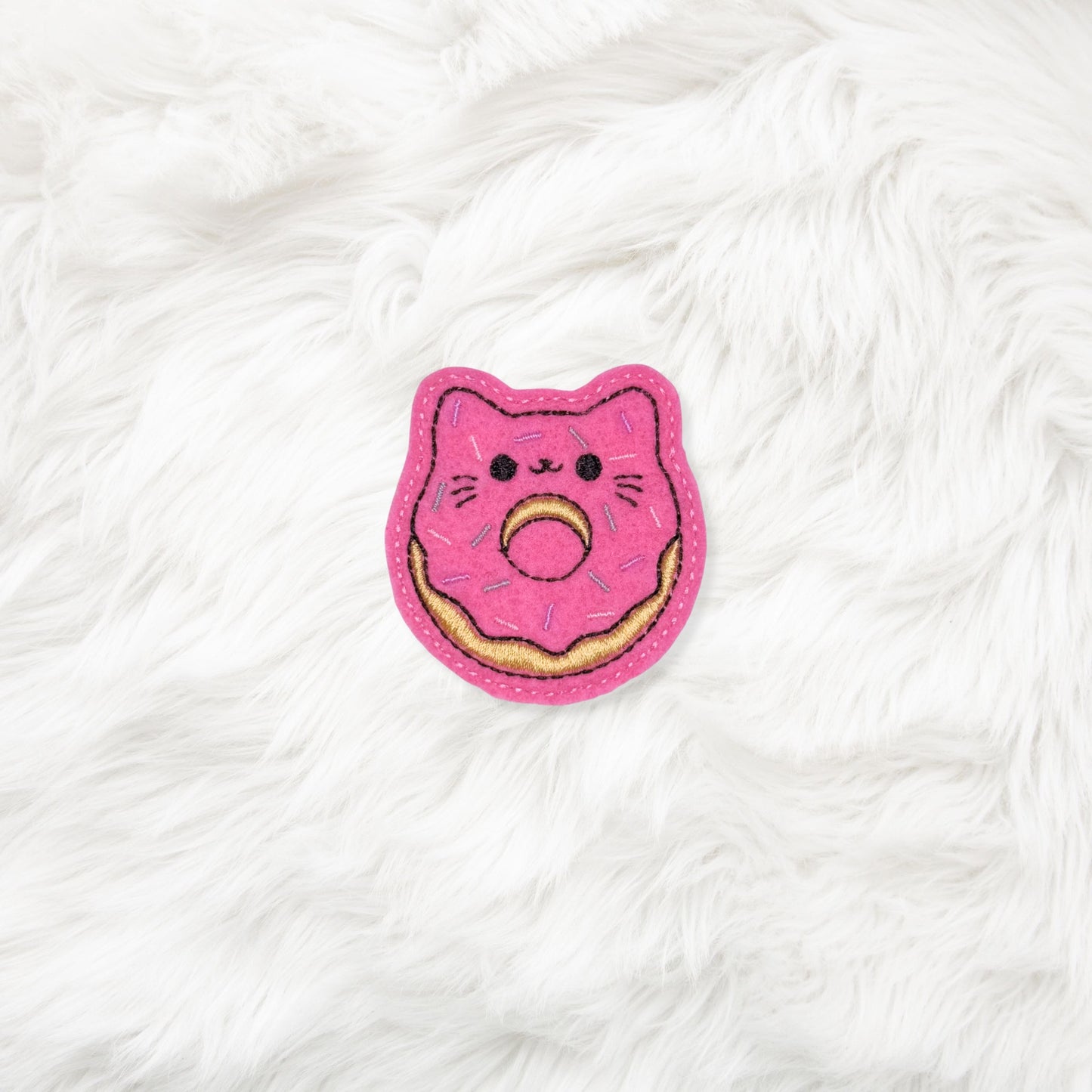ITH 4x4 Donut Kawaii Cat Feltie
