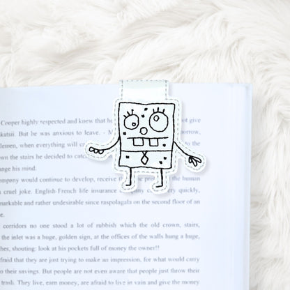 ITH 4x4 Doodle B Foldover Magnetic Bookmark