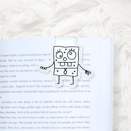 ITH 4x4 Doodle B Foldover Magnetic Bookmark